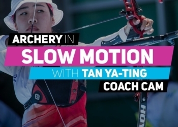 Archery in Slow Motion (Coach Cam)