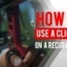 How to use a Clicker on a Recurve Bow for Archery?