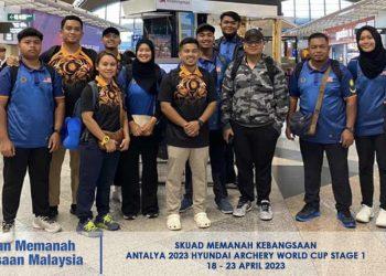 Skuad Memanah Malaysia ke Antalya 2023 Hyundai Archery World Cup Stage 1, 2023