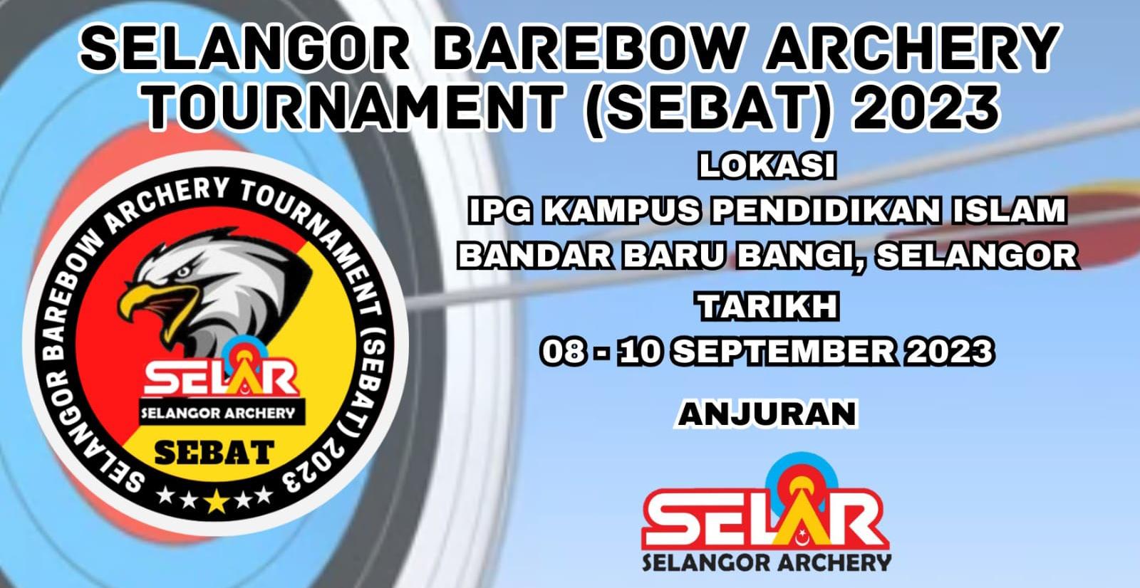 selangor barebow archery tournament (sebat) 2023